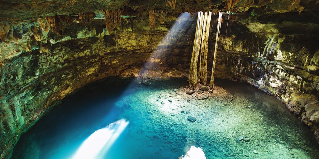 CENOTES Yucatán state s natural gems are its thousands of subterranean rivers, accessed through sink holes known as cenotes, and found across the peninsula.