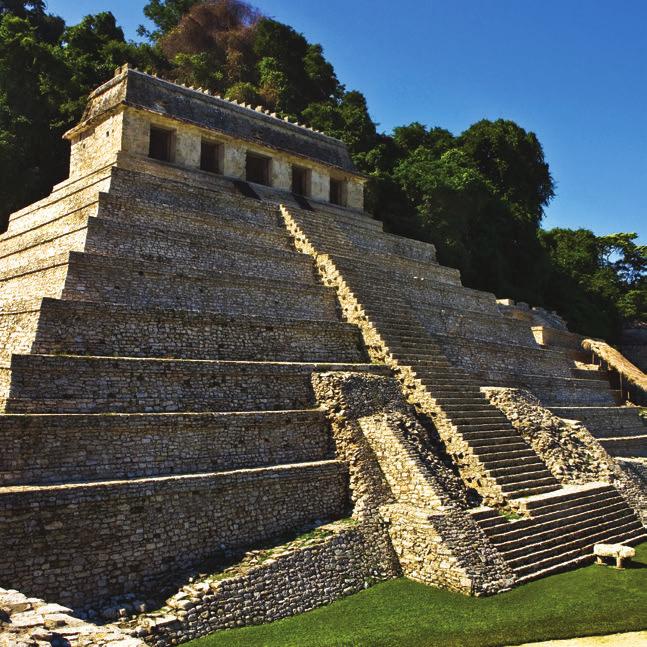 The Templo de las Inscripciones is considered the archaeological zone s most important structure and is also the largest; its name comes from hieroglyphics that are preserved within it and which