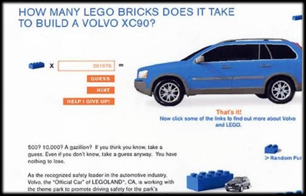 leader in the automotive industry, Volvo is the Official Car of LEGOLAND, CA Volvo is