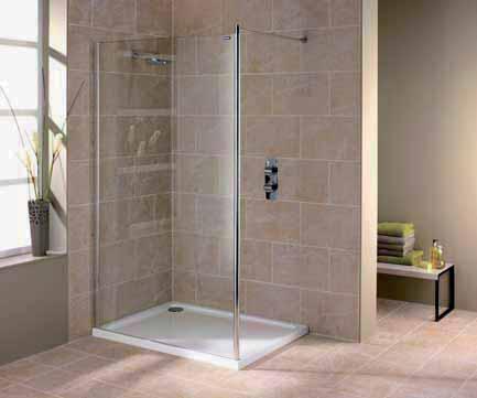 URBAN CHIC WETROOMS Urban Chic wetroom panel with wall support URBAN WETROOM PANEL URBAN WETROOM PANEL Frame finishes 1000mm or cut to length 810mm Platinum Silver 360mm 810mm 360mm 1000mm or cut to