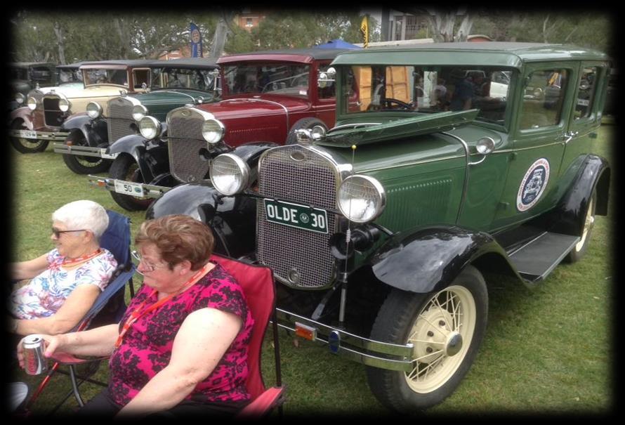 25 th Australian National Meet Rally by the River (1 7 October 2018) Murray Bridge, South Australia Well it's all over and 400 plus entrants along with 186 Model A Fords of nearly all body styles are