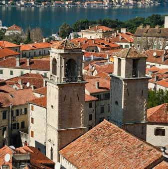 The Old City of Kotor is a well preserved urbanization typical of the Middle Ages, built between the 12th and 14th century.