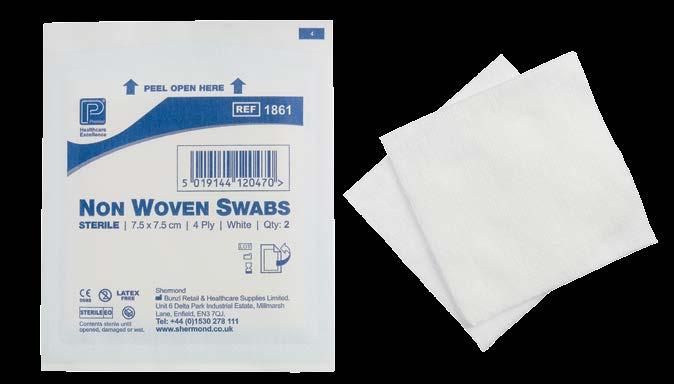 Premier Non Woven Swabs Sterile and non sterile swab options available in a choice of sizes and plys,