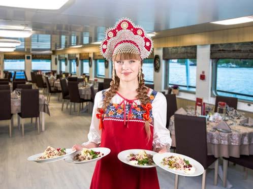 you on the cruise, enhancing your experience: Russian tea ceremony Vodka blinies tasting party Cooking master class Gentle yoga with fitness