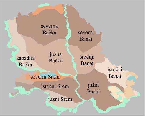 362 Milić S et al. Figure 3. Crop production areas of Vojvodina Slika 3. Skica proizvodnih rejona u Vojvodini regard as well.