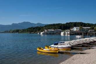Itinerary Day 1: Individual journey to Lake Chiemsee Day 2: Prien/Environs Marquartstein 21 km + 490 m 470 m The tour starts with a comfortable walk along the incredibly picturesque lakeside of Lake