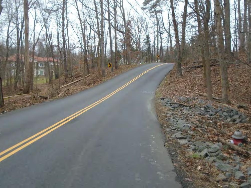 proposed project limit to Quiet Brook Road