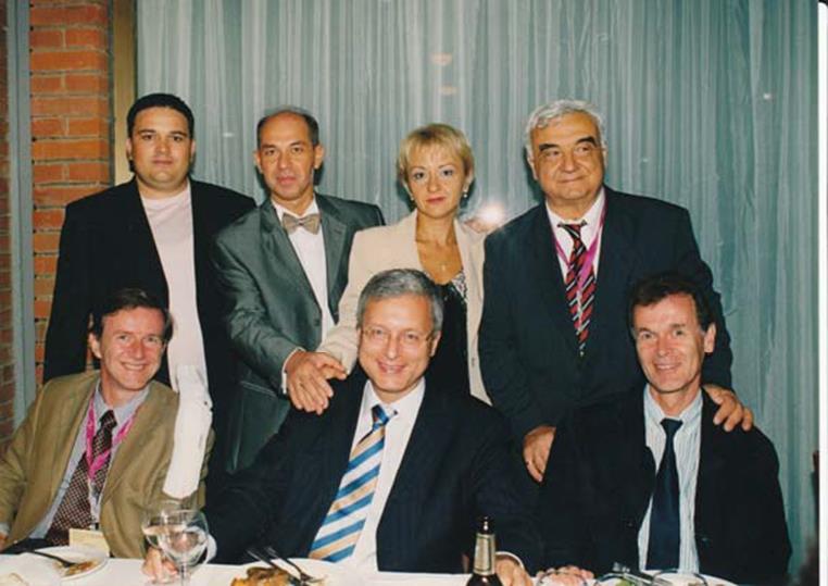 Masin Spasovska (Skopje), M. Polenakovic (Skopje), (sitting from left to right) J. Floege (Aachen), A. Wiecek (Katowice) and J. Mann (Munich) In the meantime Prof.