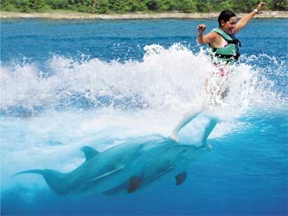 Sporting Activities There are three separate areas designed for our water sports: The first spot is designated for