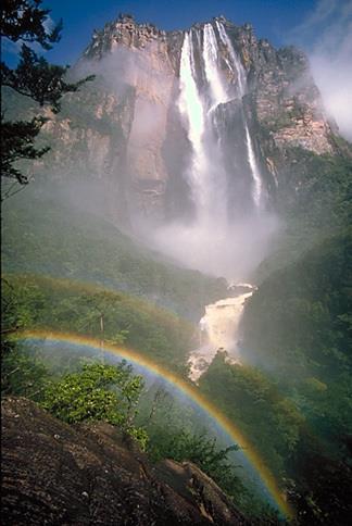 At 3,212 feet Angel Falls is the tallest in the