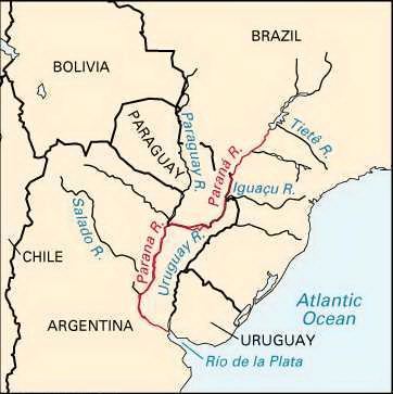 The Orinoco drains a large
