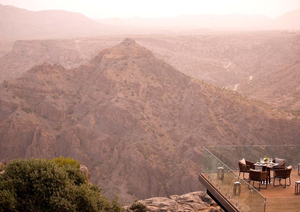ANANTARA AL JABAL AL AKHDAR RESORT This luxury hotel on top of the mountain Jebel