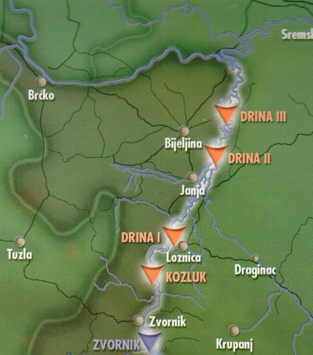 1. PROJECT TITLE LOWER DRINA HYDROPOWER PLANTS The lower course of the Drina River covers the area downstream from the Zvornik HPP, up to the mouth of the Drina into the Sava.