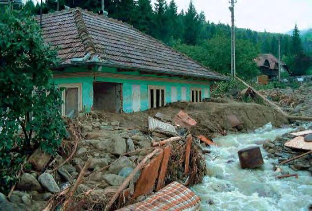 Figura 2 3 Dëmet Katasrofike si pasojë e Përmbytjes së Shpejtë, Rumani Source: National Institute for Hydrology and Water Management INHGA, Romania 2.1.