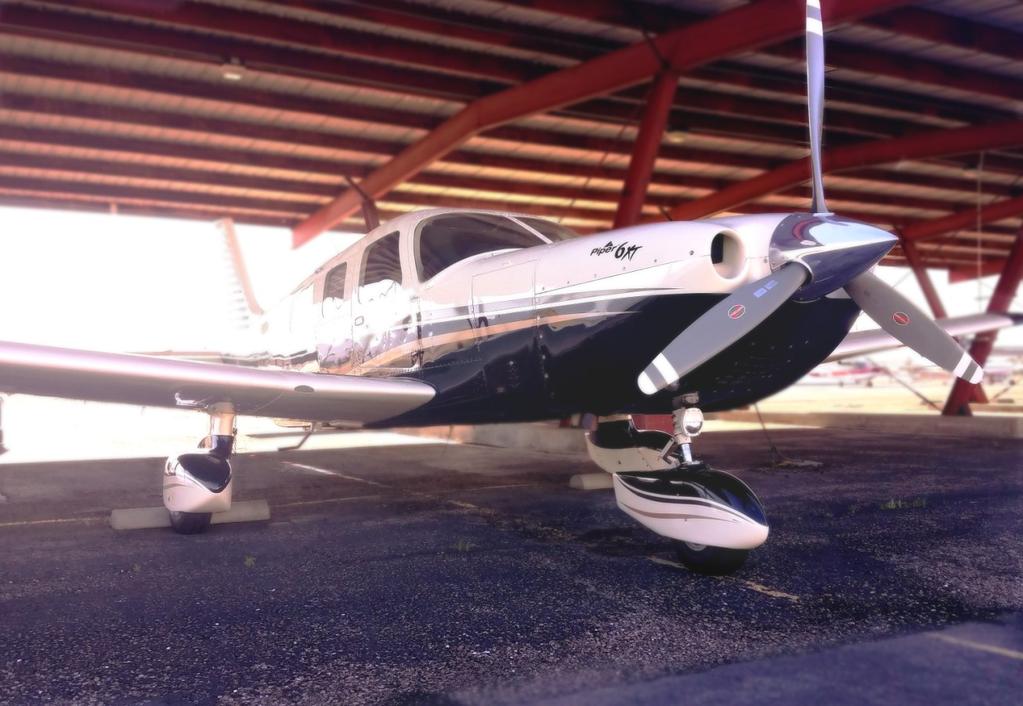 Page 3 Fleet Updates e d like to welcome a new aircraft to W the club starting in June! N829C is a 2006 Piper 6XT, a fixed-gear addition to the Saratoga family. This model offers 1,340 lbs.