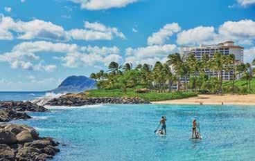 Restaurants and bars are infused with the magnetic energy of Ko Olina. Splash into lively pools and lagoons, with numerous water sports right off the resort s beach.