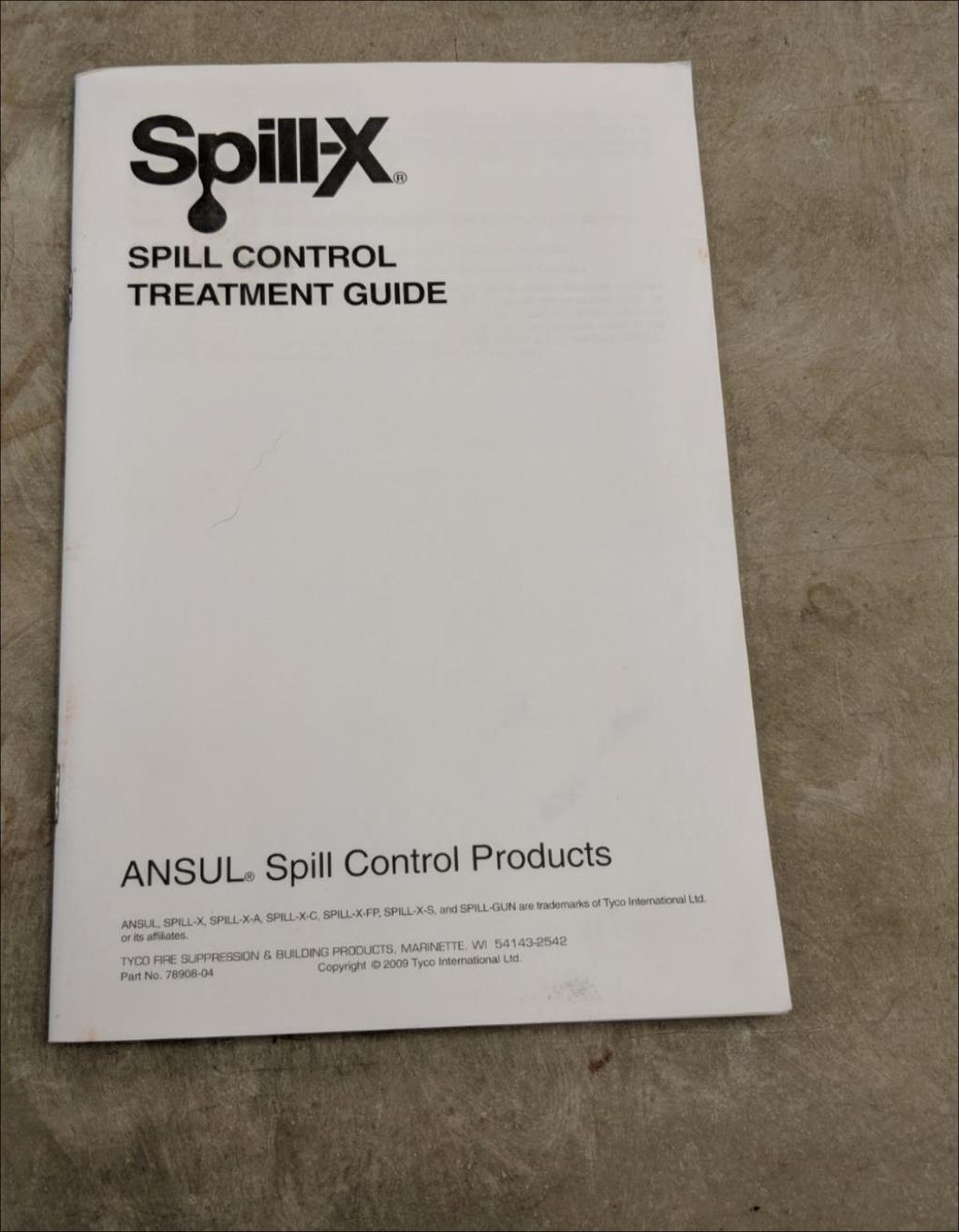 Spill control Guide