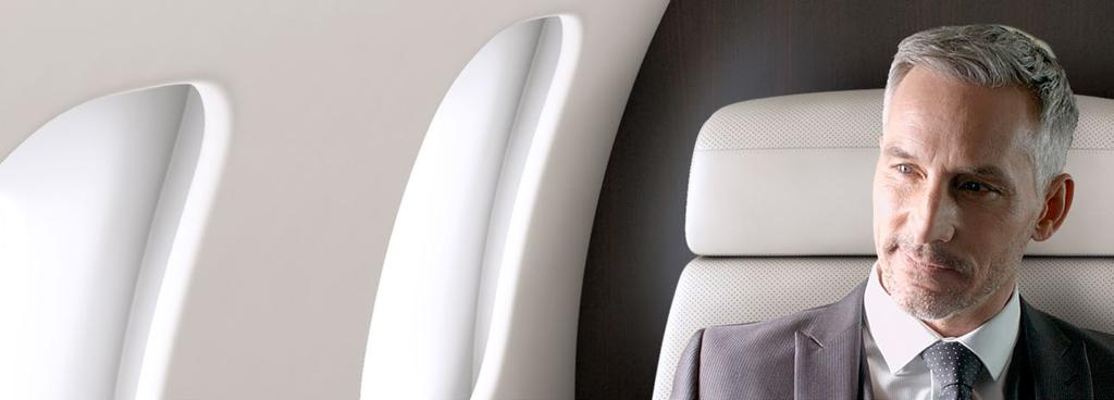 This is how exceptional feels Every detail in the Global 6000 aircraft cabin has been carefully designed