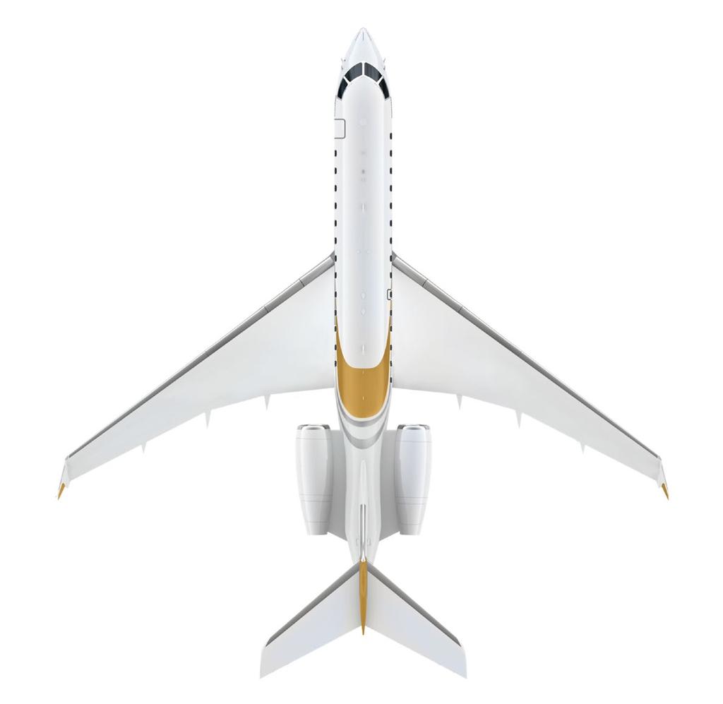 Global 6000 Smooth ride The advanced wing design provides you with a restful flight and a smooth ride.