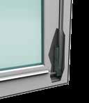 Geometric Slider Windows with operable sash move smoothly and easily because of a ¾ constant force coil spring balance system.