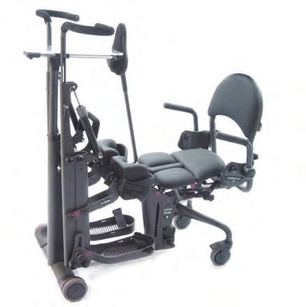 The Glider is the only stander that combines lower-body range of motion with upper-body strengthening while the