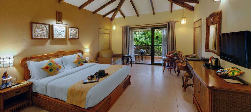 The resort is built in an ethnic style inspired by local design and offers an array of