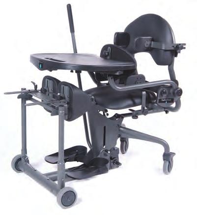 Standard Front with options The shadow tray makes standing possible for the most involved users, even