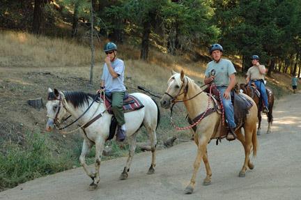 RISIN' W CORRAL If you love horses, the Risin W Corral is the place for you! Our outstanding horse program includes Horsemanship Merit Badge, trail rides, meal rides and an overnight outpost ride.