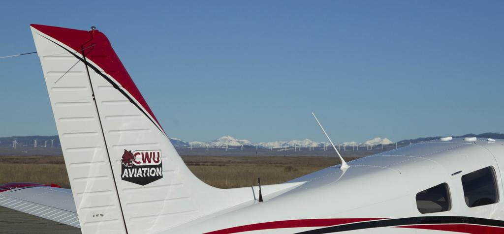 the CWU Aviation program, is the newest addition to our flight instruction team. A native of Ellensburg, Corbett chose CWU s aviation program because it is in his hometown and it is reasonably priced.