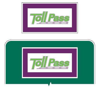 Electronic Tolling and Pricing Purple background and underlay