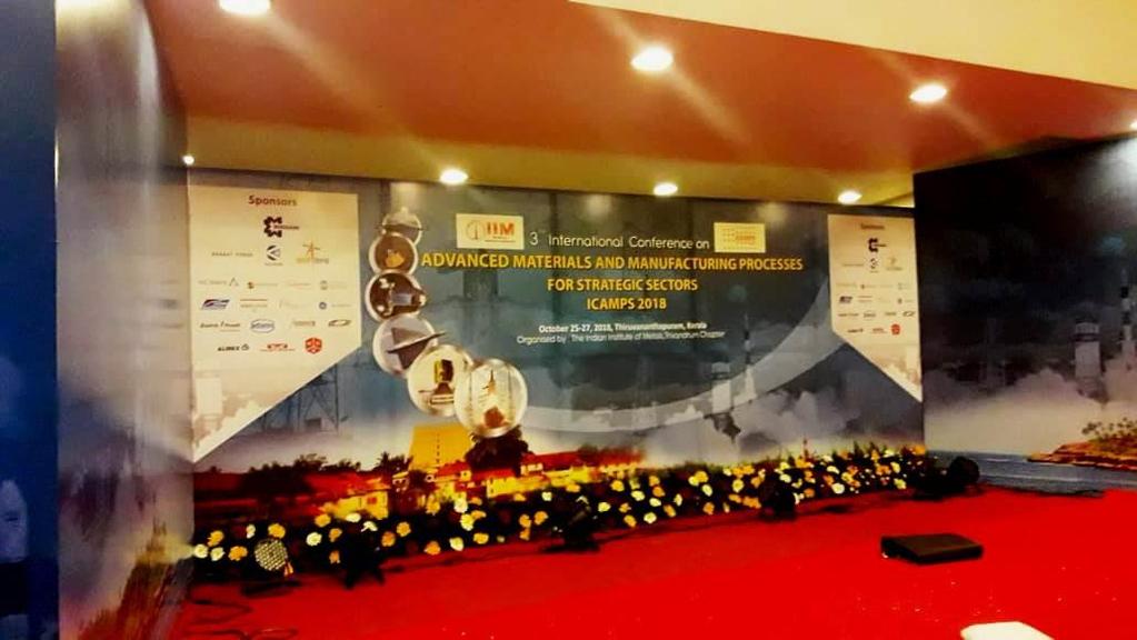 Backdrop at the Main Hall at Hotel Uday Samudra Kovalam-Thiruvananthapuram ATM Inauguration and Parallel Sessions on 15 th & 16 th Nov. 2019 is planned to be held at Hotel Uday Samudra, Kovalam.
