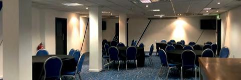 ultimate in flexibility. On the ground floor of the West Stand, this suite can accommodate up to 80 people for receptions or up to 40 delegates for formal presentations. DETAIL DETAIL MAX LENGTH 33.