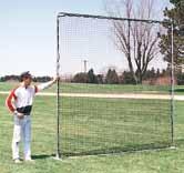 tc061 Underhand Pitchers Protector TC162 Pitchers Protector Replacement Net TC062 fungo protector Self supporting 1-1/4 heavy gauge galvanized tubing.