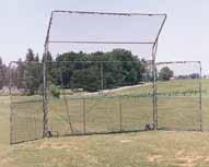 14 TC487 18 TC488 softball and baseball holders Ball holders will hang on the backstop fence with ease. The baseball holder is 3-1/4 D x 25 L and holds 10 balls.
