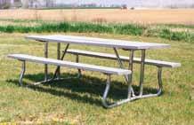 tc425 econo picnic table kit Picnic table frame kit is constructed of 1-3/4 galvanized steel tubing.