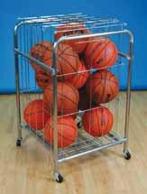 tc006 BALL CARRIERS MESH EQUIPMENT CART (7 colors available) Cart is made from 1 1/4 heavy gauge steel tubing.