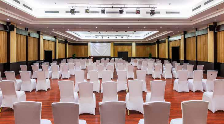MEETINGS Conference Rooms Six conference rooms of various sizes are available for groups from 10 to a maximum 700 people.