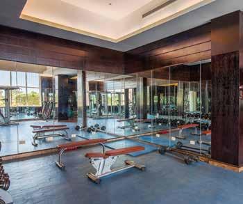 atmosphere. You can experience fitness classes such as: Step Aerobics, flying yoga and aqua gymnastics. Cleopatra Gym Improve your fitness level and work out in our gym.