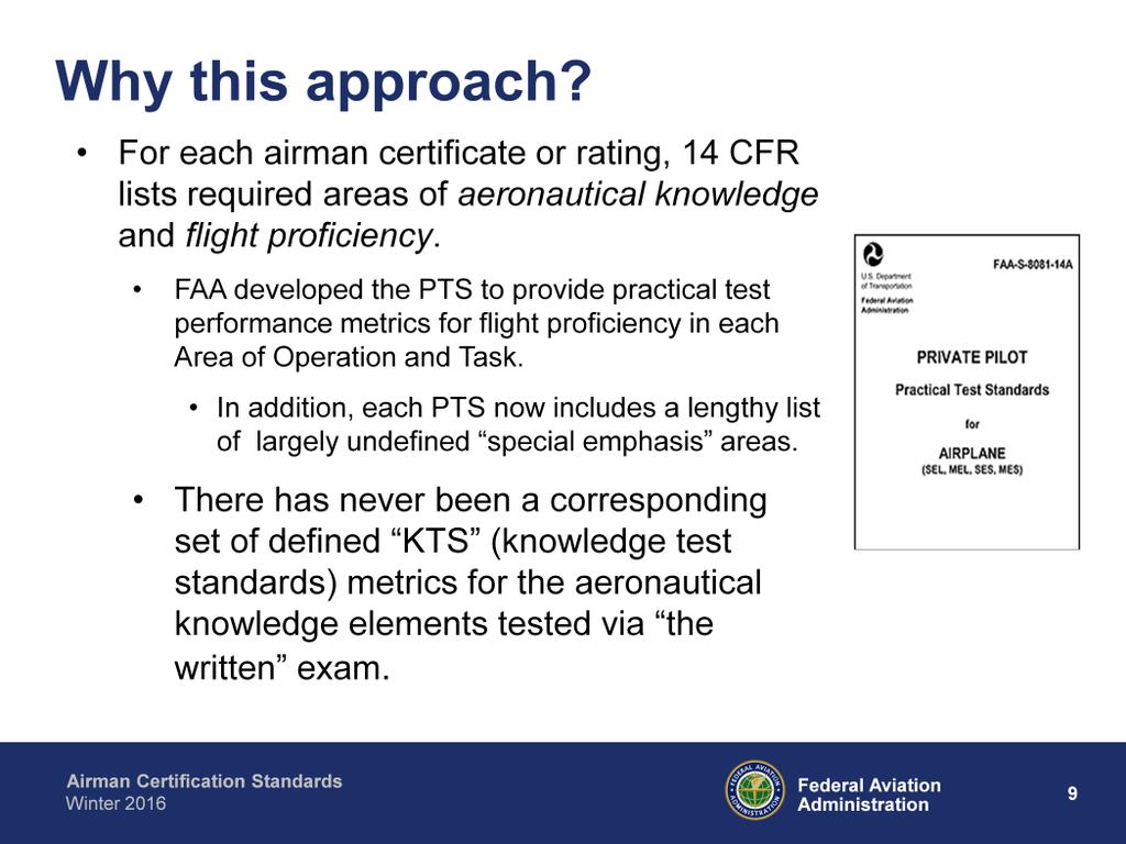 The ACS started as a way to improve knowledge testing.
