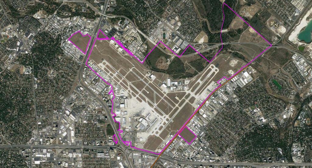 Overview: Existing Airport General aviation Runway
