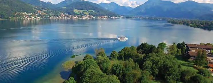 to Tegernsee Tegernsee is in the Miesbach district of Bavaria in Germany. It is located on the shores of Tegernsee Lake at an elevation.