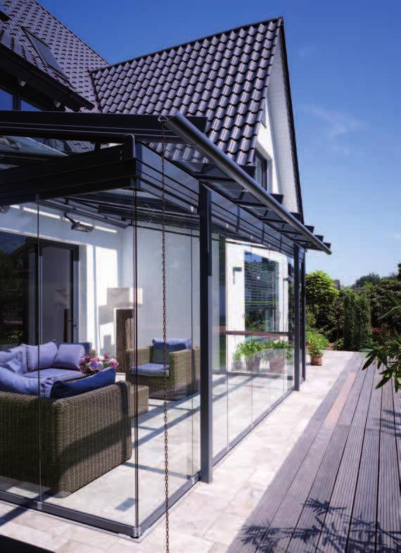 SDL Atrium glass canopy/glass house Slim sections for maximum transparency Would you like to