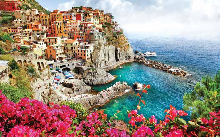 The Italian Grande' Milan to Rome Cruise the Cinque Terre and admire the spectacular scenery DAY 5 Lake Garda and Treviso (nearby Venice) Bidding farewell to Lake Maggiore we drive east and arrive at