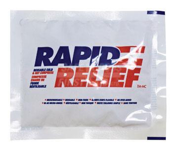 97 (C) REUSABLE COLD/HOT GEL PACKS Can be placed in a freezer for cold treatment; or in hot water or microwave oven for