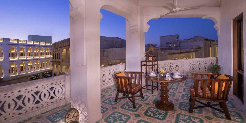 private balcony - horse suite BISMILLAH HOTEL Bismillah Hotel is a historical gem, Doha s oldest