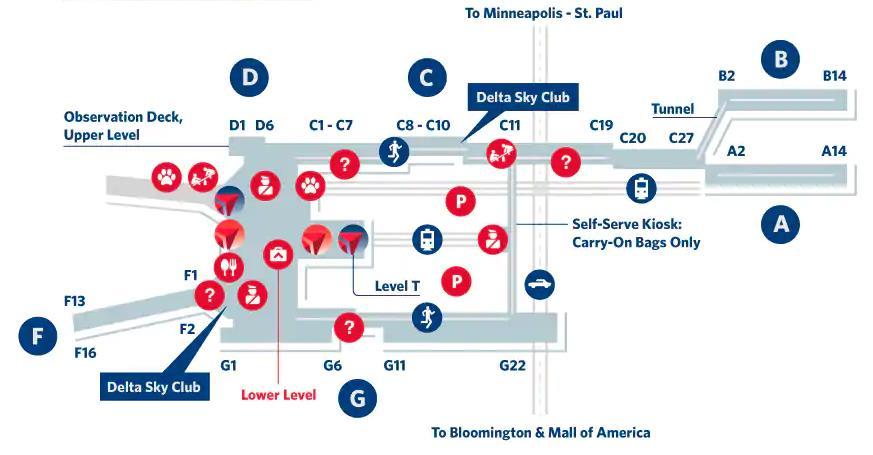 MSP Airport Named the Best Airport in North America in in 2017 and Offers Efficient Local Options Exhibit DL-203 Page 1 of 1 MSP airport offers a convenient single terminal connecting experience for