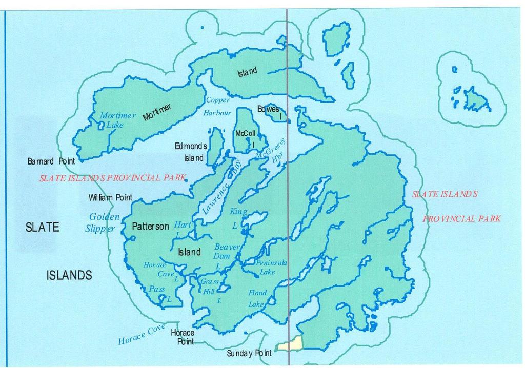 Map of the Slate Islands