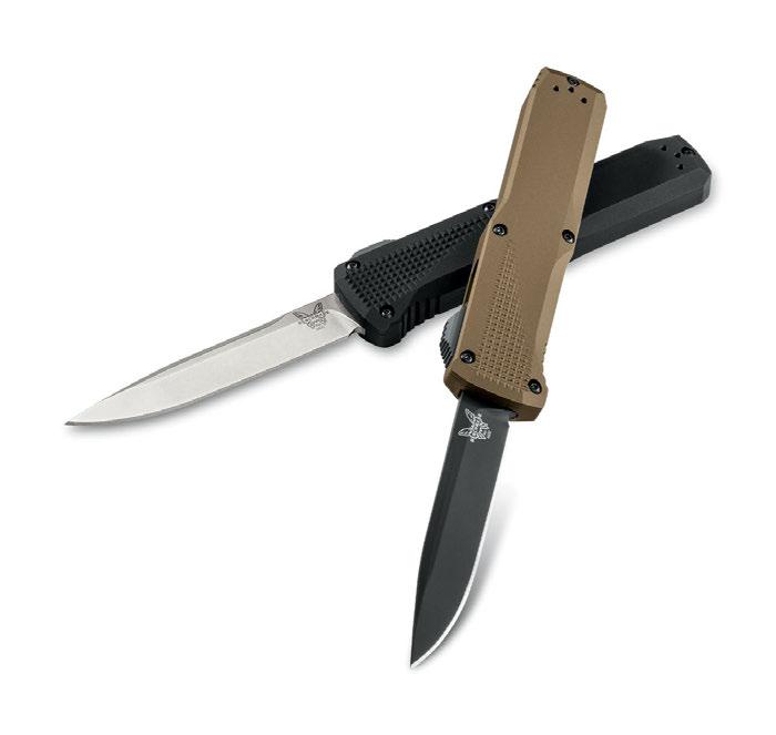 PHAETON FAMILY 4600/4600-1 This spine-fire OTF combines speed and style in a semi-tactical every day carry.