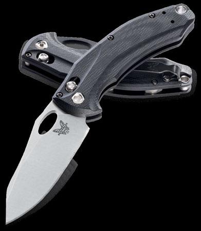 818 MINI LOCO A truly robust tactical knife with refined, custom-styled hardware.