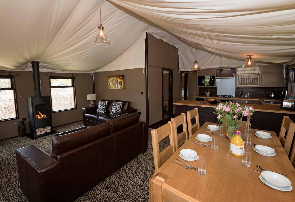 Safari Signature Lodges Upgrade to a Safari Signature Lodge at Waterside for your stay with all of the comforts of a Deluxe Lodge plus an outdoor hot tub and other luxurious extras.